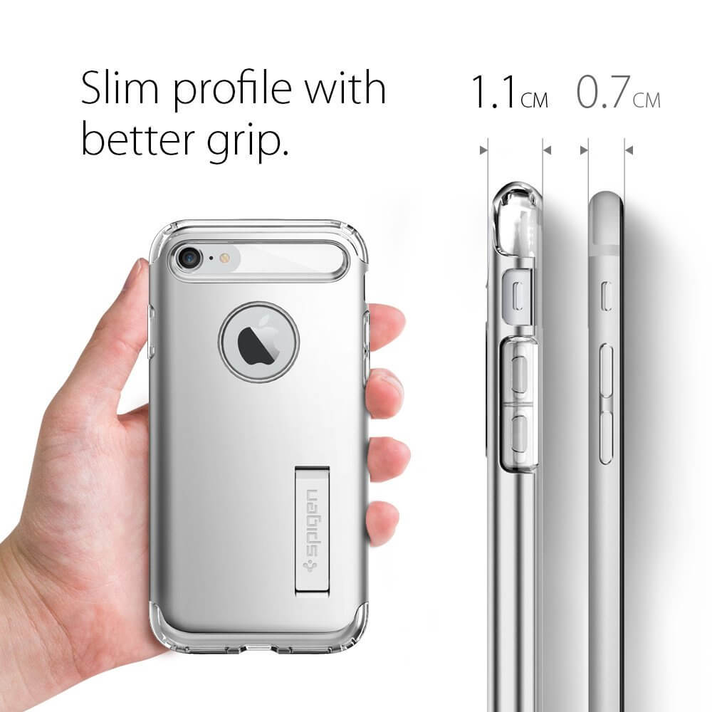 Spigen® Slim Armor™ SGP 042CS20305 iPhone 7 Case - Satin Silver