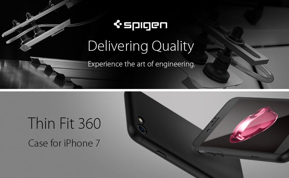 Spigen® Thin Fit 360™ SGP 042CS21098 iPhone 7 Case - Black