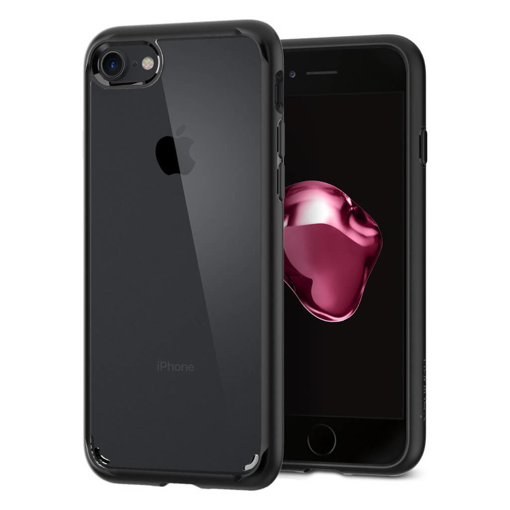 Spigen® Ultra Hybrid™ 2 042CS20926 iPhone SE (2022 / 2020) / 8 / 7 Case - Black