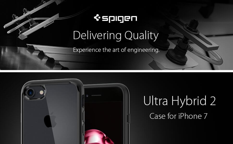 Spigen® Ultra Hybrid™ 2 SGP 042CS20926 iPhone 7 Case - Black