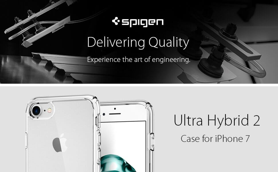 Spigen® Ultra Hybrid™ 2 SGP 042CS20927 iPhone 7 Case - Crystal Clear