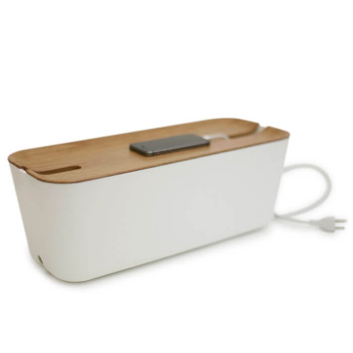 Bosign® Hideaway XL Cable Organiser - Natural / White