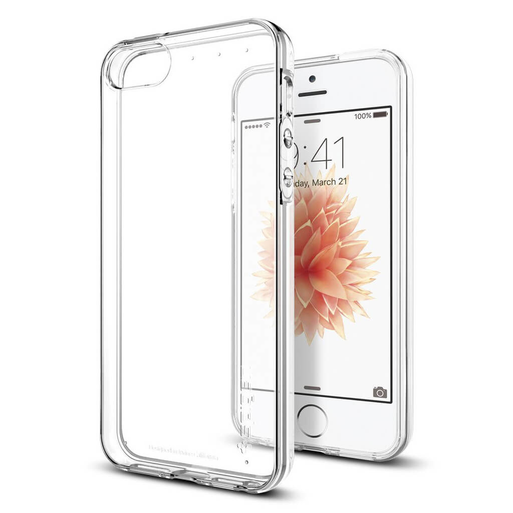 Spigen® Liquid Air Armor 041CS20247 iPhone SE/5s/5 Case - Crystal Clear