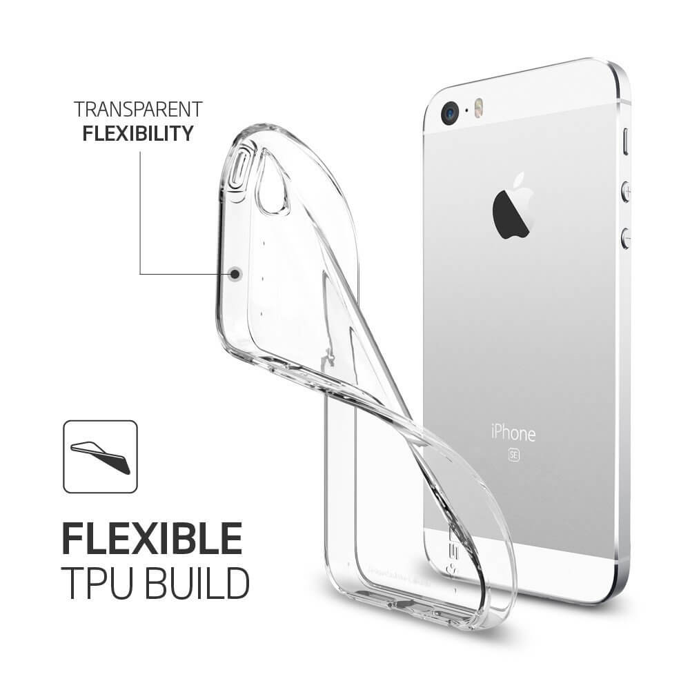 Spigen® Liquid Air Armor 041CS20247 iPhone SE/5s/5 Case - Crystal Clear