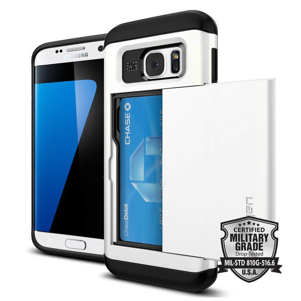 Spigen® Slim Armor CS 556CS20601 Samsung Galaxy S7 Edge Case - Shimmery White