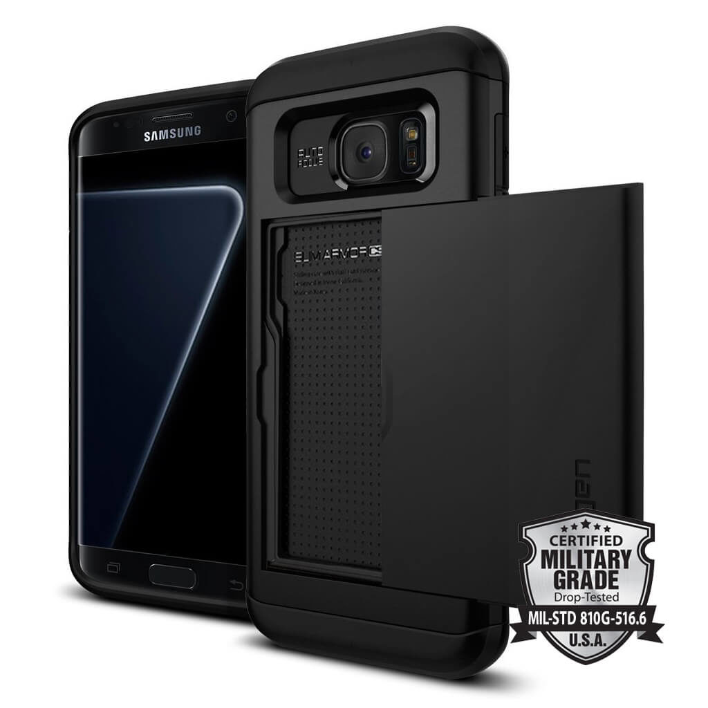 Spigen® Slim Armor CS 556CS21156 Samsung Galaxy S7 Edge Case - Black