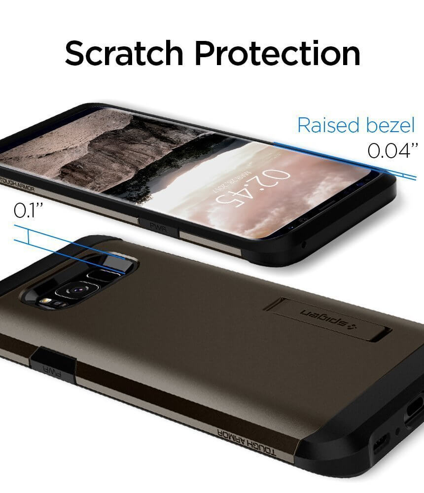 Spigen® Tough Armor 571CS21693 Samsung Galaxy S8+ Plus - Gunmetal