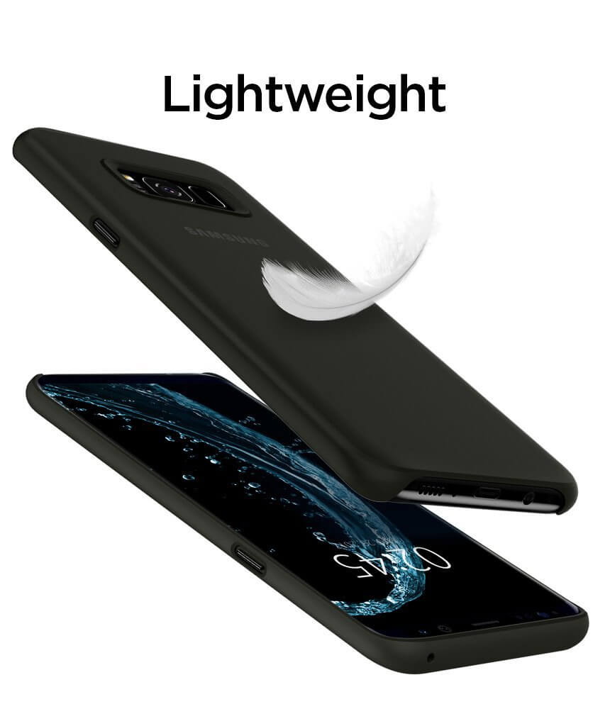 Spigen® AirSkin™ 571CS21678 Samsung Galaxy S8+ Plus Case - Black