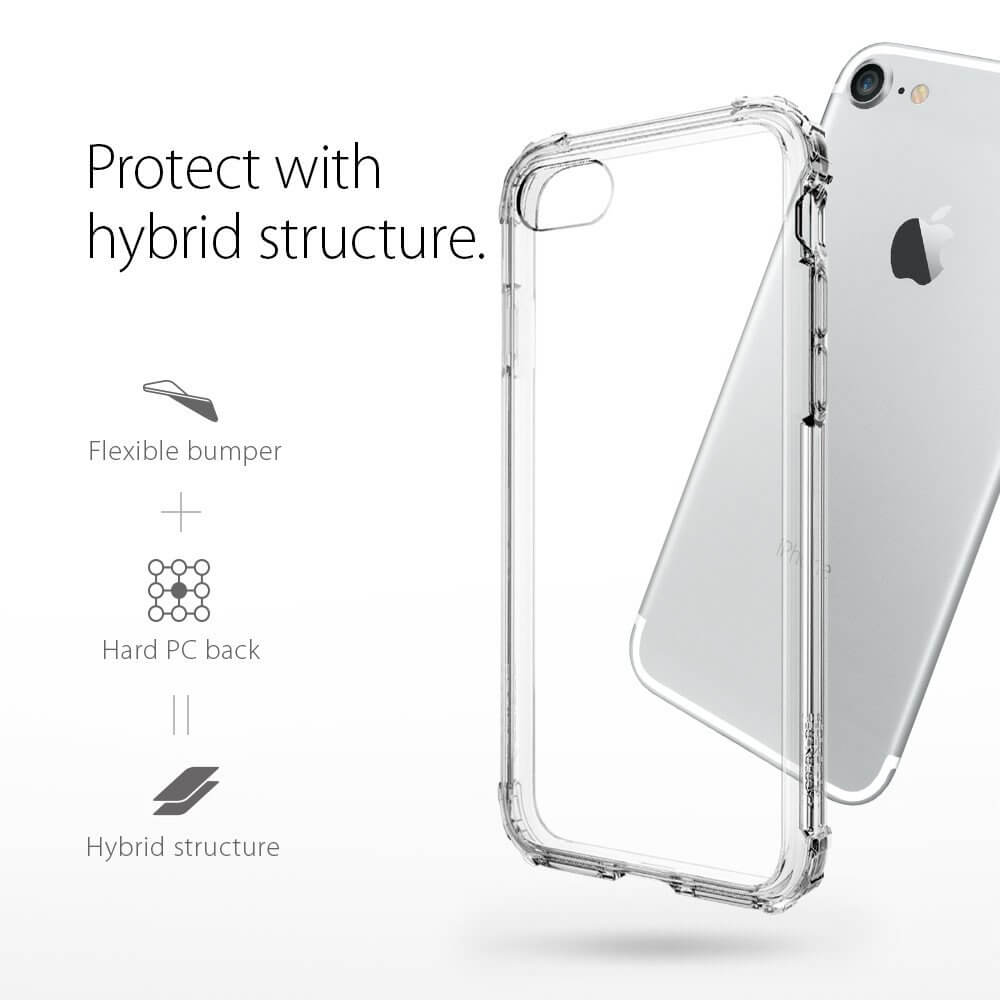 Spigen® Crystal Shell™ 042CS20306 iPhone 7 Case - Crystal Clear