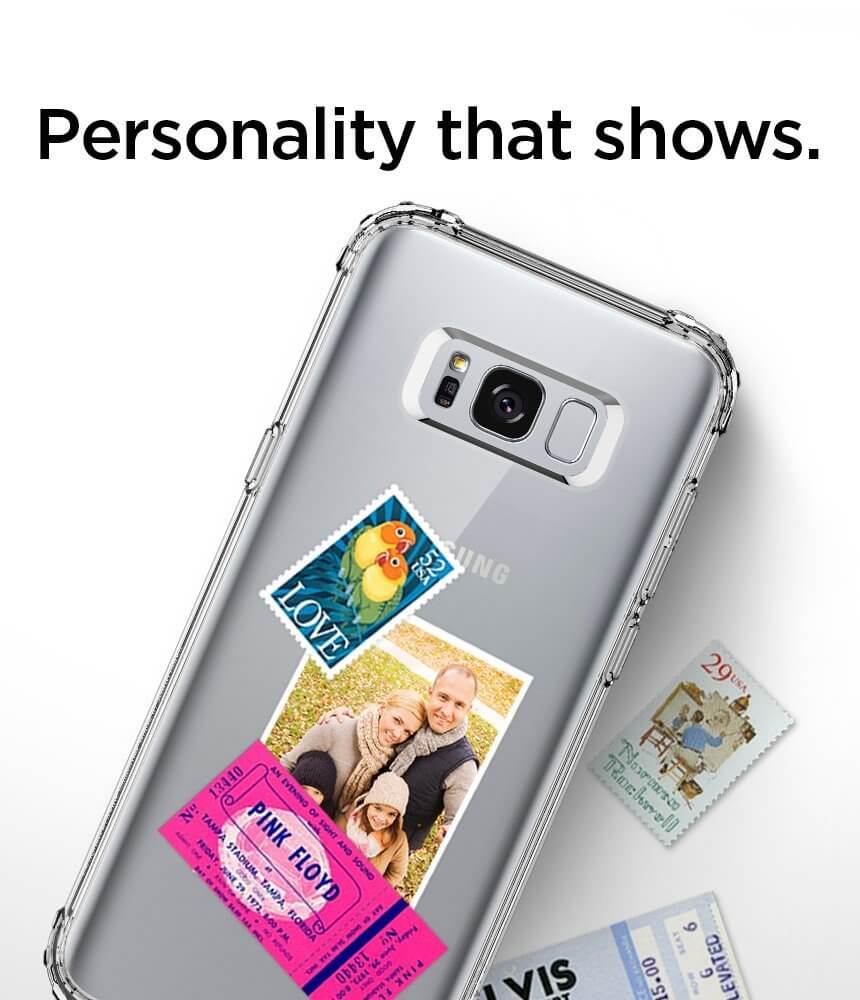 Spigen® Crystal Shell™ 571CS21119 Samsung Galaxy S8+ Plus Case - Crystal Clear