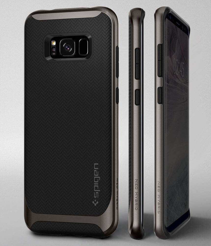 Spigen® Neo Hybrid™ 565CS21594 Samsung Galaxy S8 Case - Gunmetal