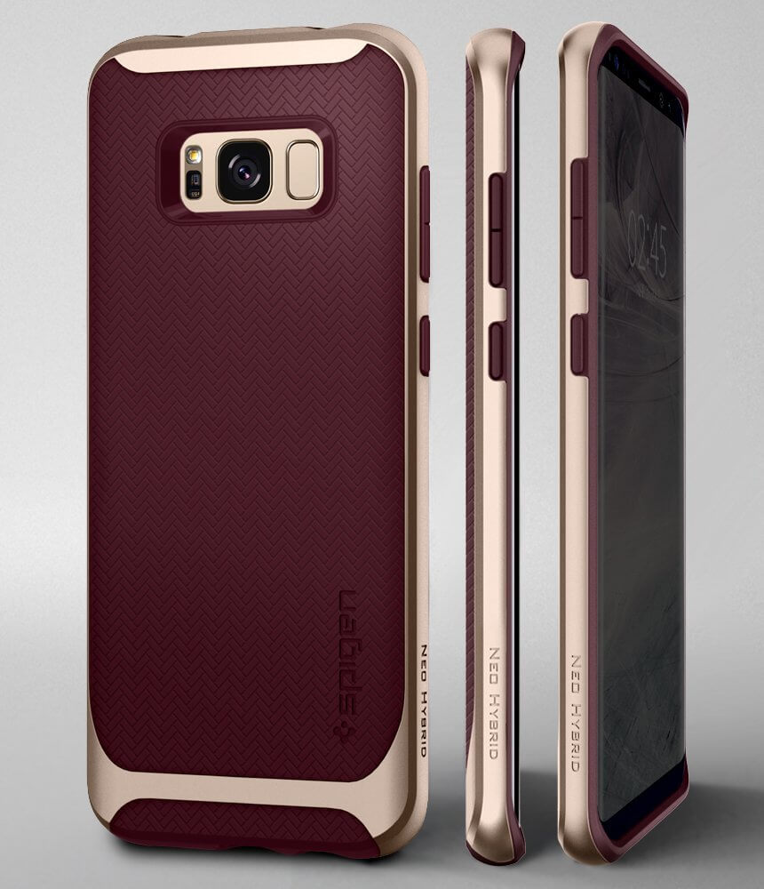 Spigen® Neo Hybrid™ 565CS21597 Samsung Galaxy S8 Case - Burgundy