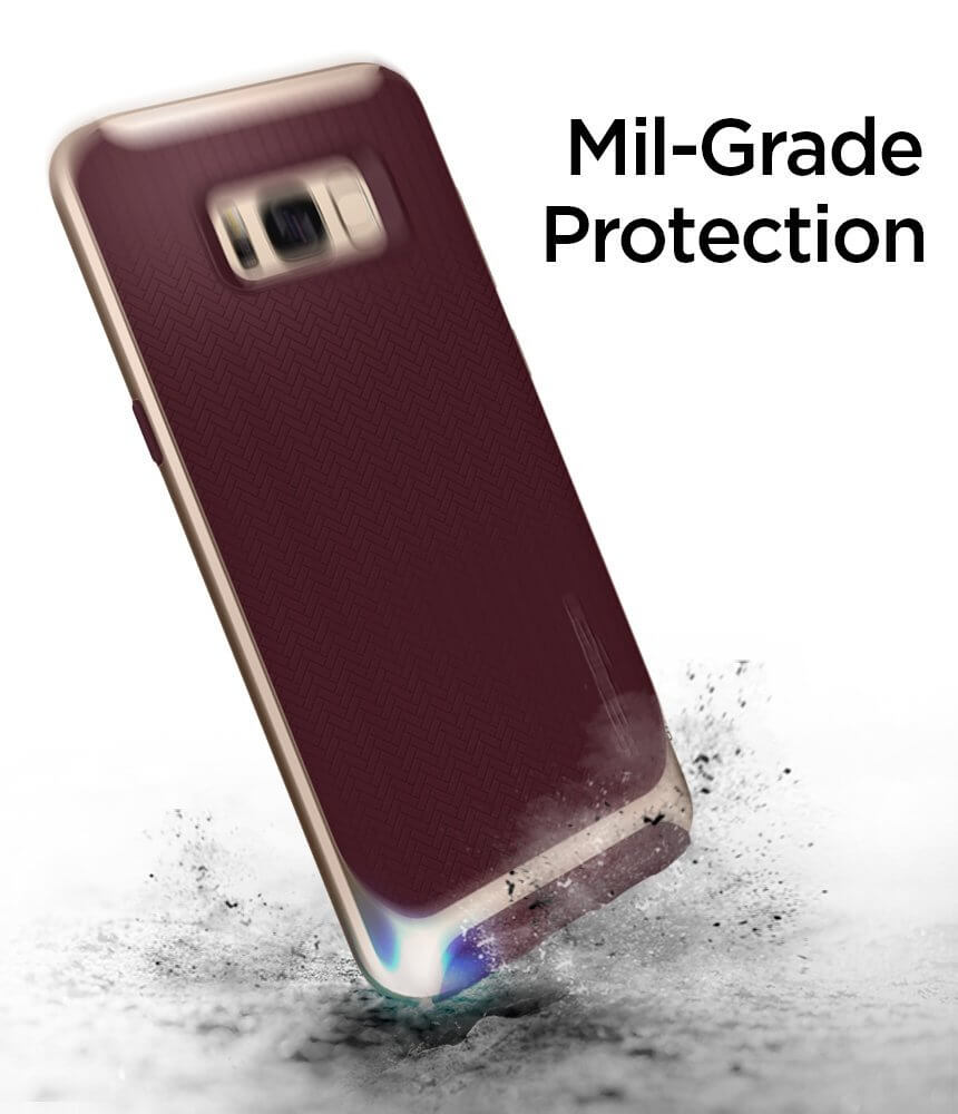 Spigen® Neo Hybrid™ 565CS21597 Samsung Galaxy S8 Case - Burgundy