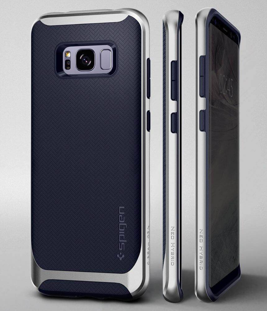 Spigen® Neo Hybrid™ 565CS21600 Samsung Galaxy S8 Case - Silver Arctic