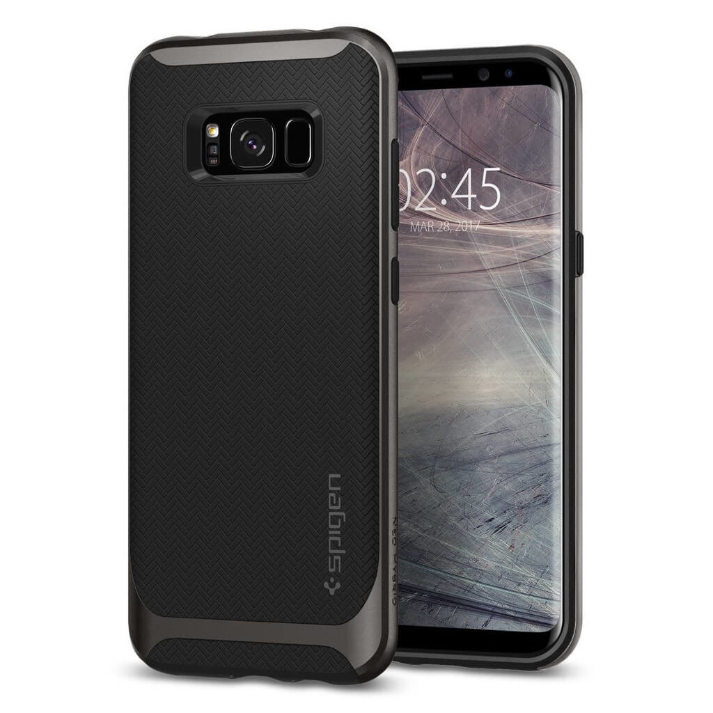 Spigen® Neo Hybrid 571CS21646 Samsung Galaxy S8+ Plus Case - Gunmetal
