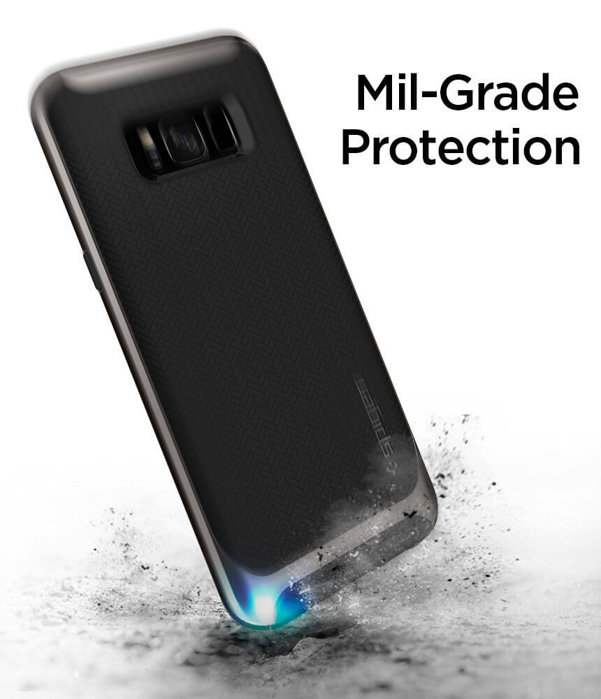 Spigen® Neo Hybrid 571CS21646 Samsung Galaxy S8+ Plus Case - Gunmetal