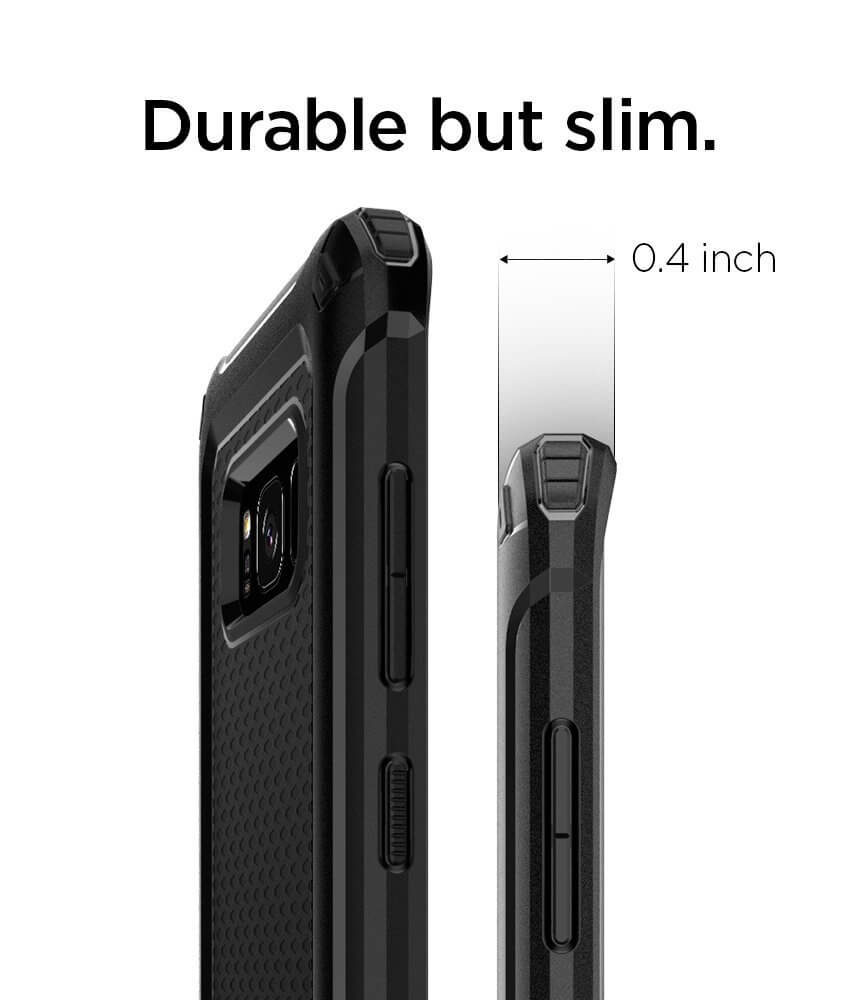 Spigen® Rugged Armor Extra™ 571CS21276 Samsung Galaxy S8+ Plus Case - Black
