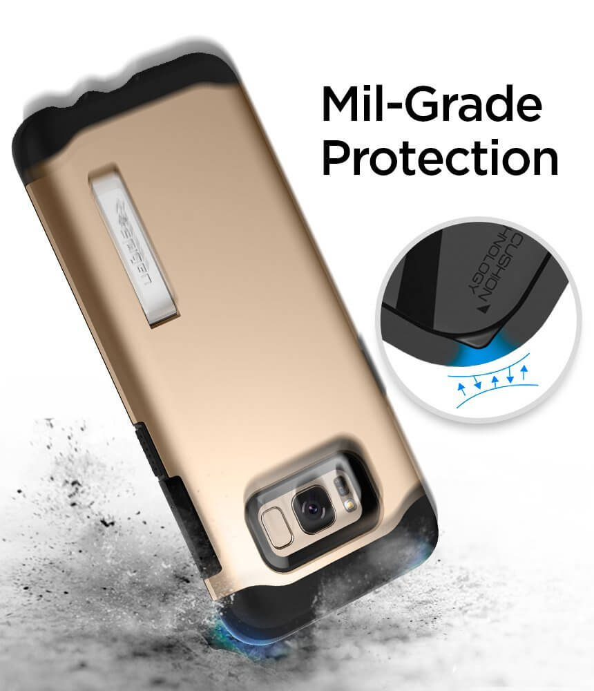 Spigen® Slim Armor™ 565CS20832 Samsung Galaxy S8 Case - Gold Maple