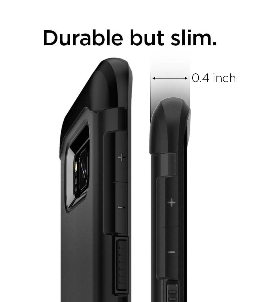 Spigen® Slim Armor™ 571CS21122 Samsung Galaxy S8+ Plus Case - Black
