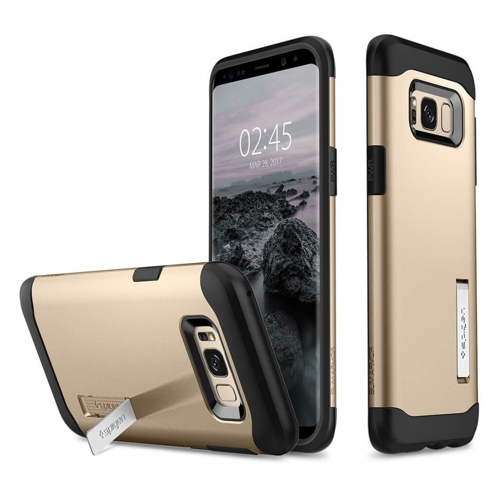 Spigen® Slim Armor™ 571CS21123 Samsung Galaxy S8+ Plus Case - Gold Maple