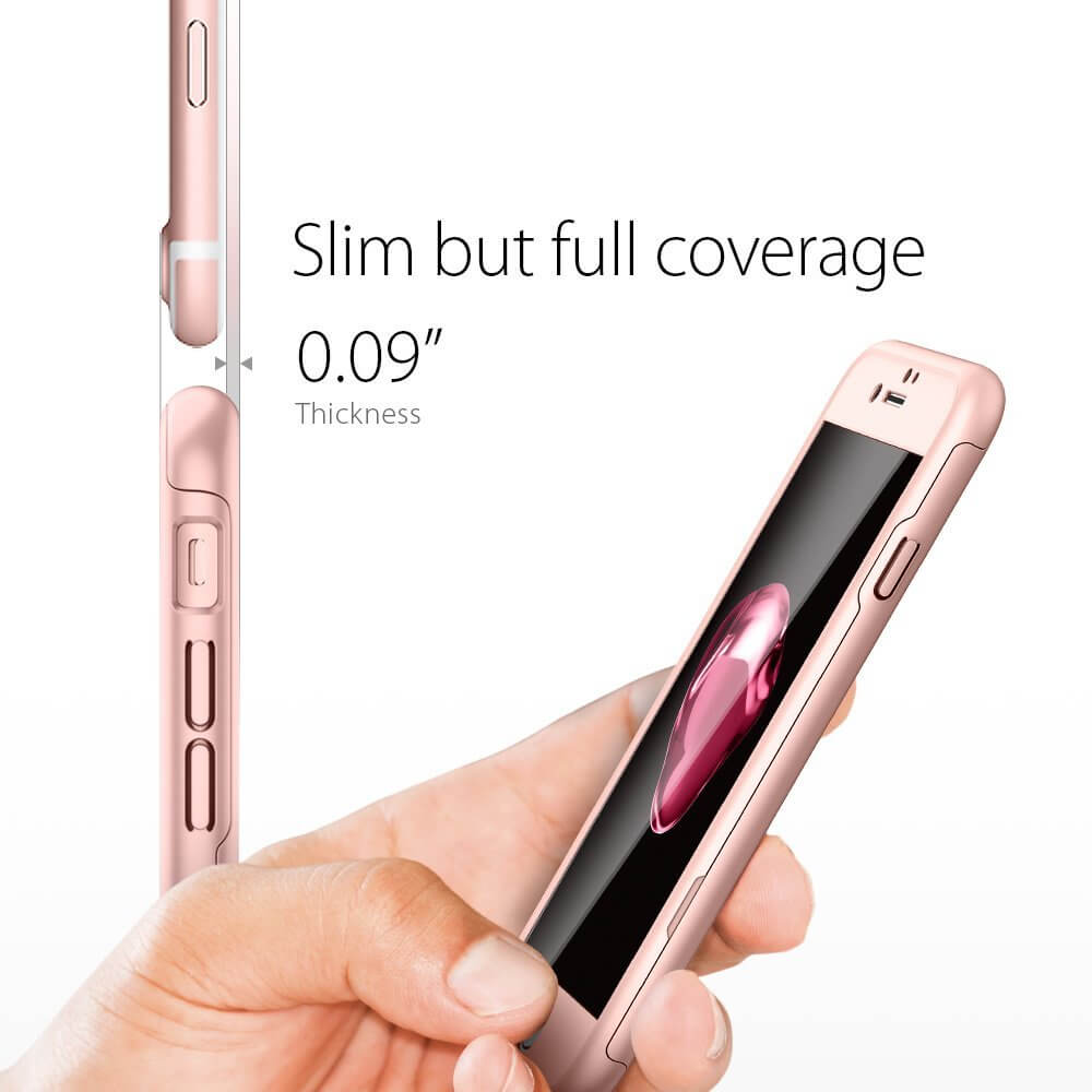 Spigen® Thin Fit 360™ 042CS21099 iPhone 7 Case - Rose Gold