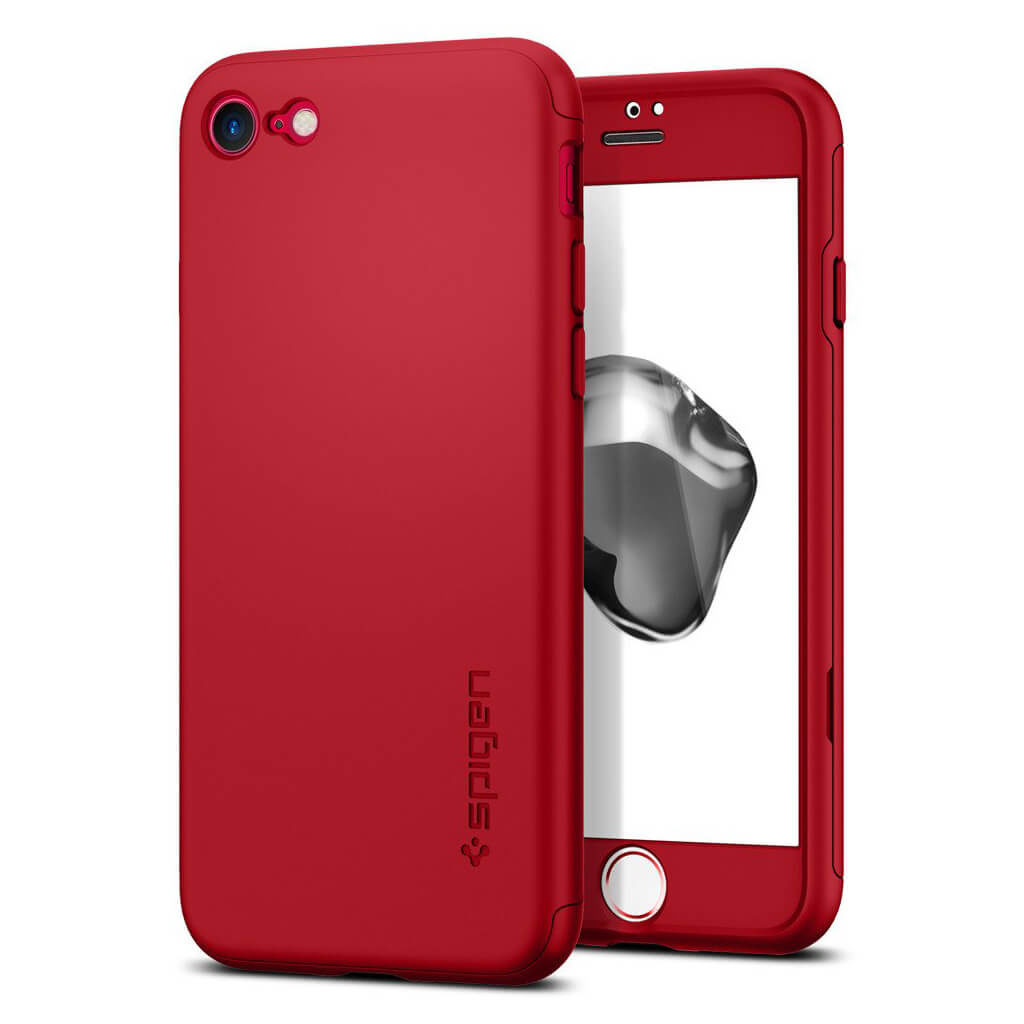 Spigen® Thin Fit 360™ 042CS21726 iPhone 7 Case - Red