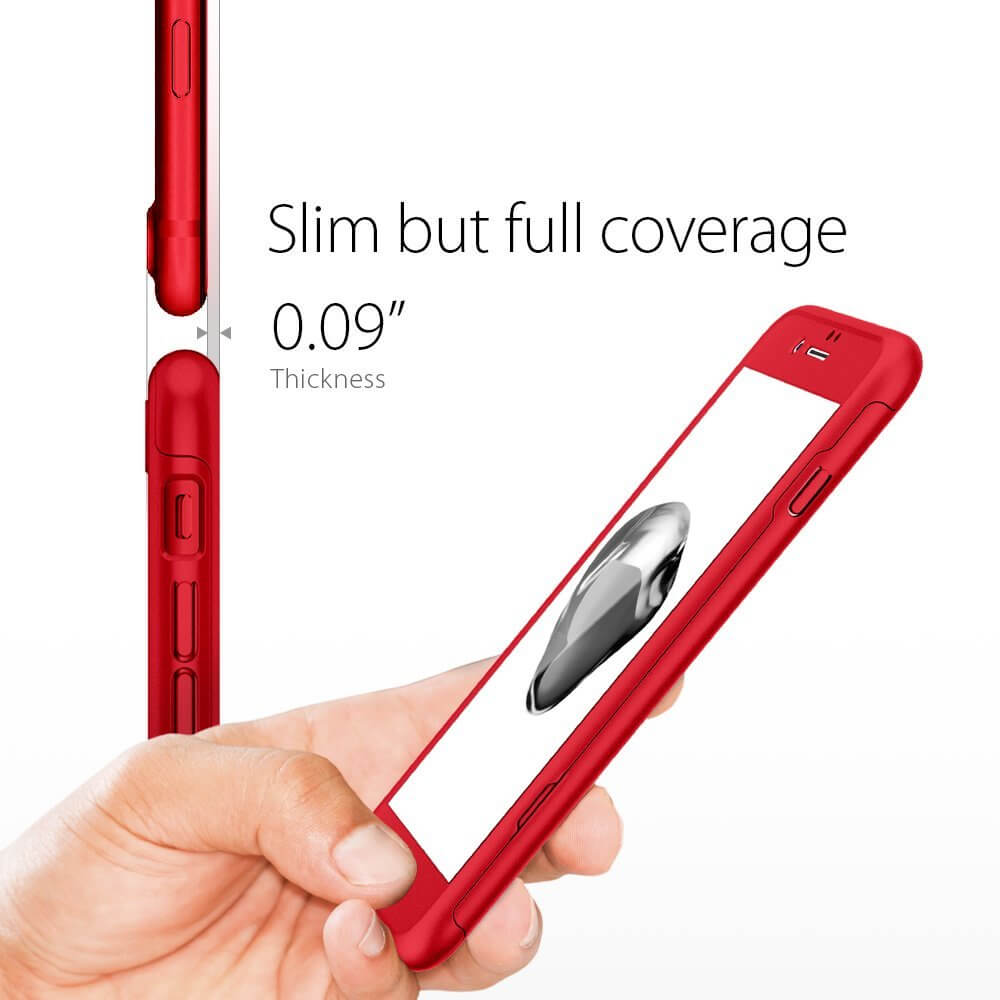 Spigen® Thin Fit 360™ 043CS21731 iPhone 7 Plus Case - Red