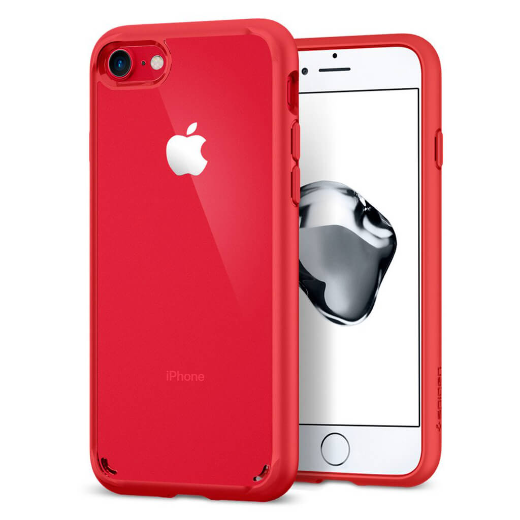 Spigen® Ultra Hybrid™ 2nd Generation 042CS21724 iPhone 7 Case - Red