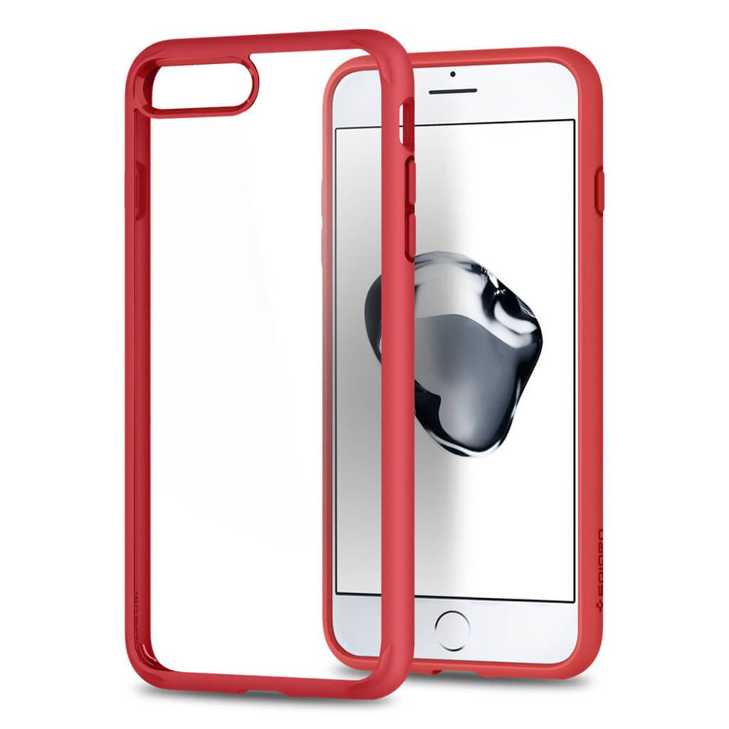 Spigen® Ultra Hybrid™ 2nd Generation 043CS21729 iPhone 7 Plus Case - Red