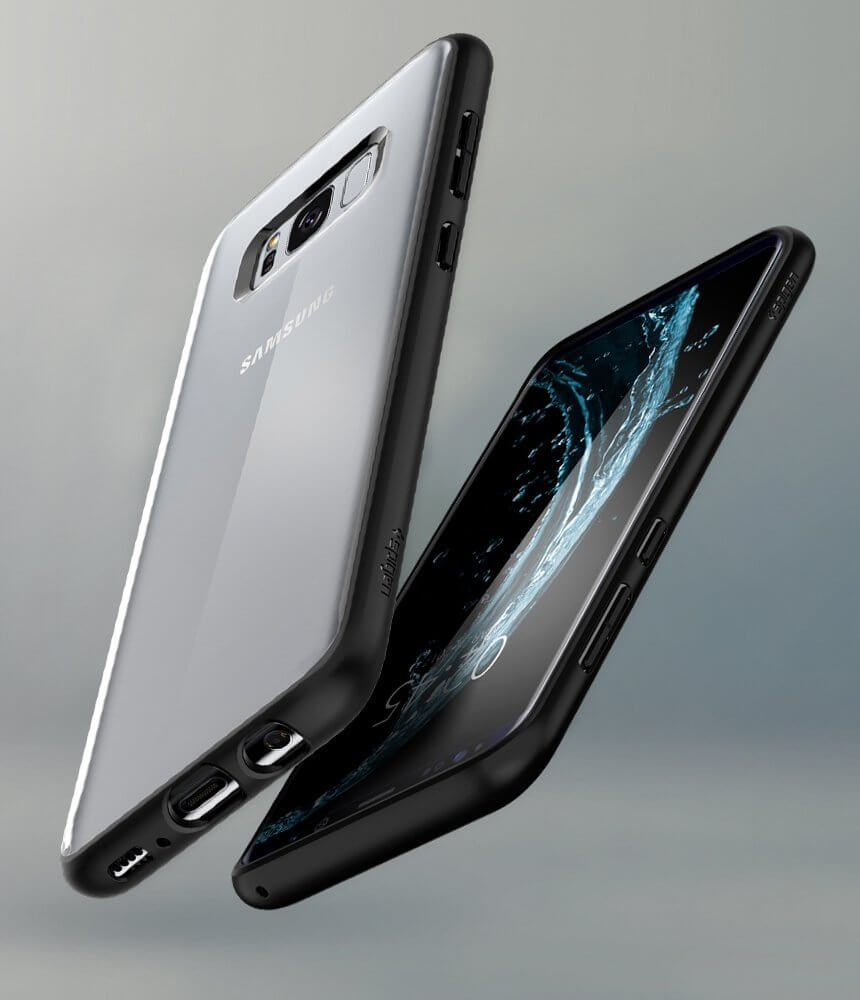 Spigen® Ultra Hybrid™ 571CS21680 Samsung Galaxy S8+ Plus Case - Matte Black