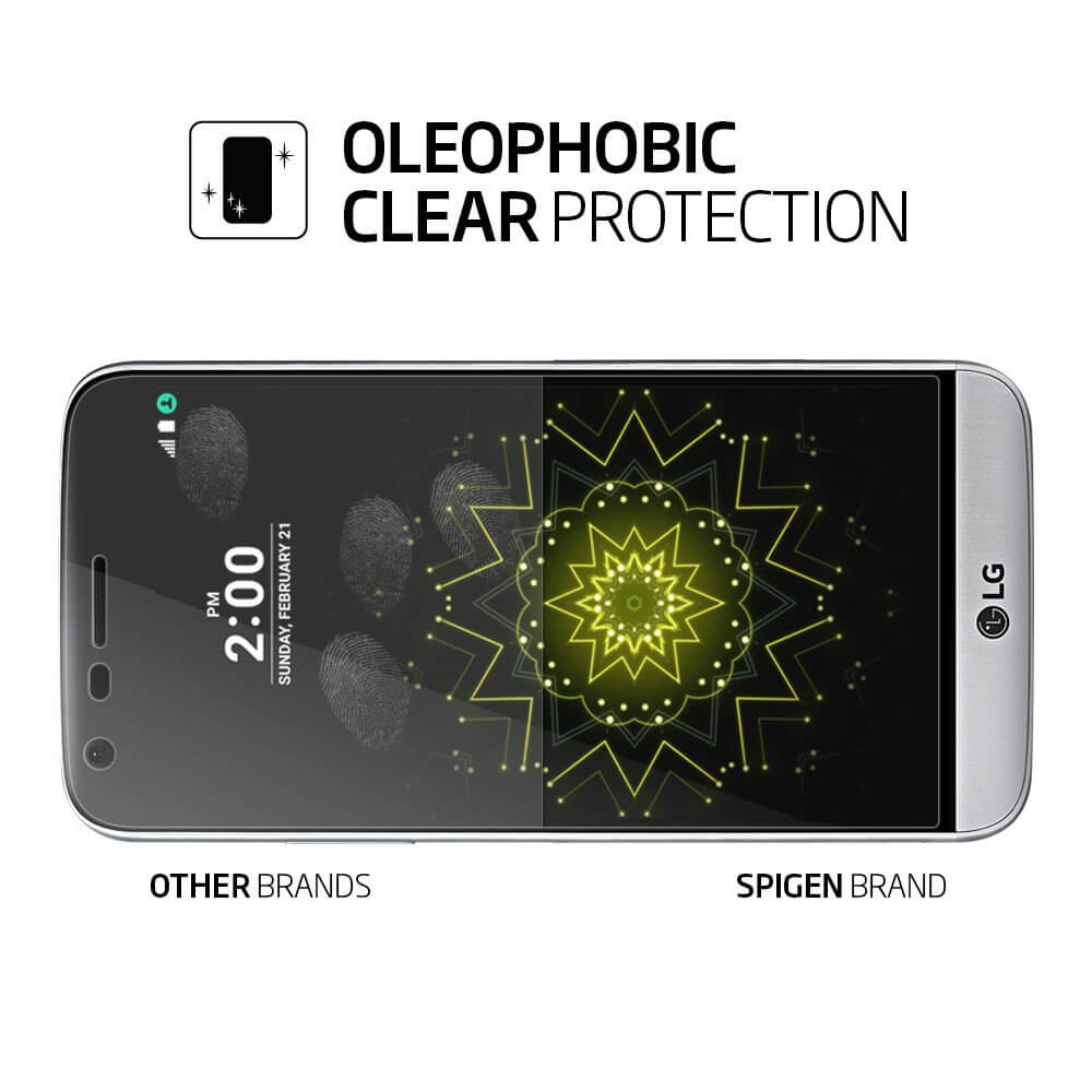 Spigen® [3Pack] Crystal™ A18FL20124 LG G5 Premium Screen Protector