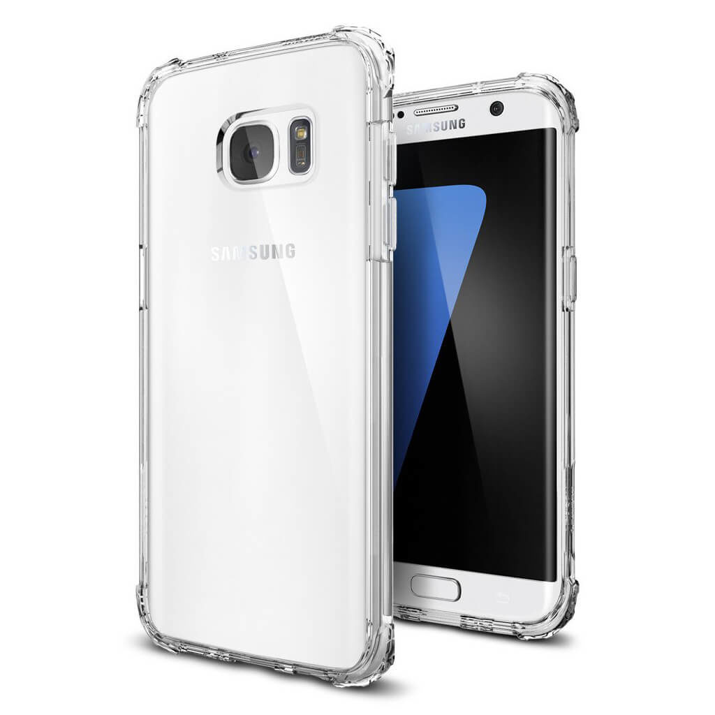 Spigen® Crystal Shell™ 556CS20037 Samsung Galaxy S7 Edge Case - Crystal Clear