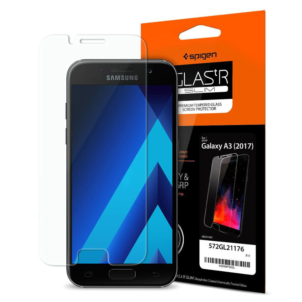 Spigen® GLAS.tR SLIM™ 572GL21176 Samsung Galaxy A3 (2017) Premium Tempered Glass Screen Protector