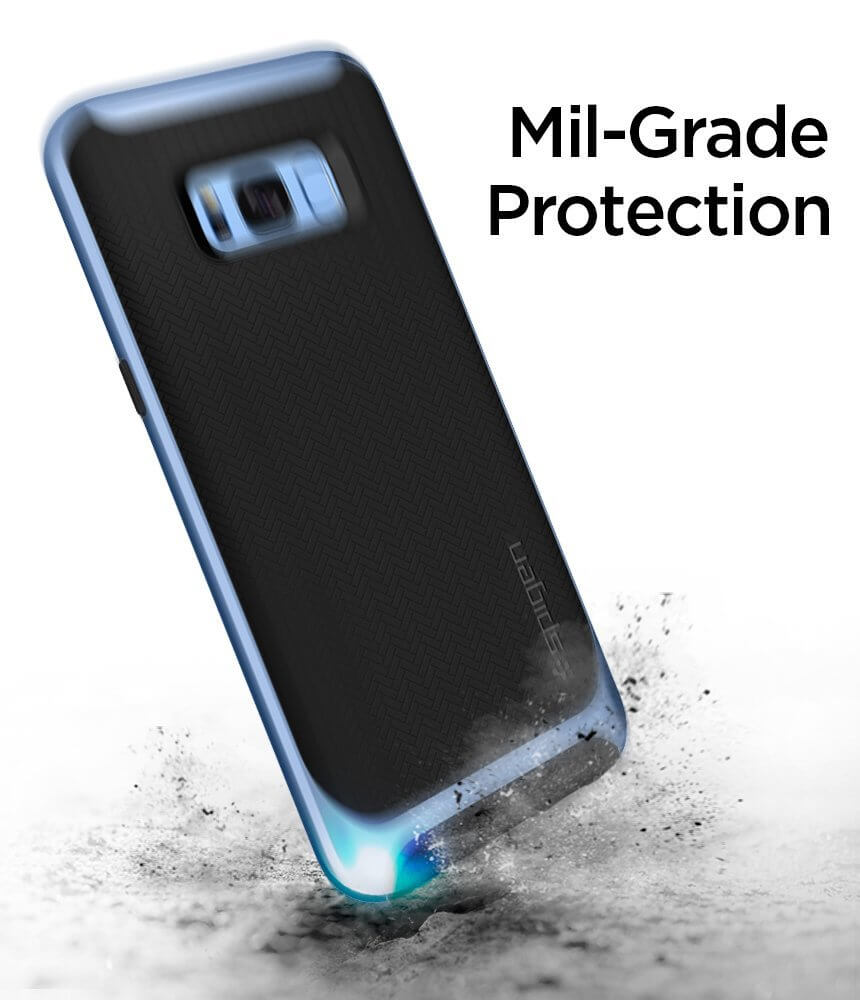 Spigen® Neo Hybrid™ 565CS21598 Samsung Galaxy S8 Case - Blue Coral