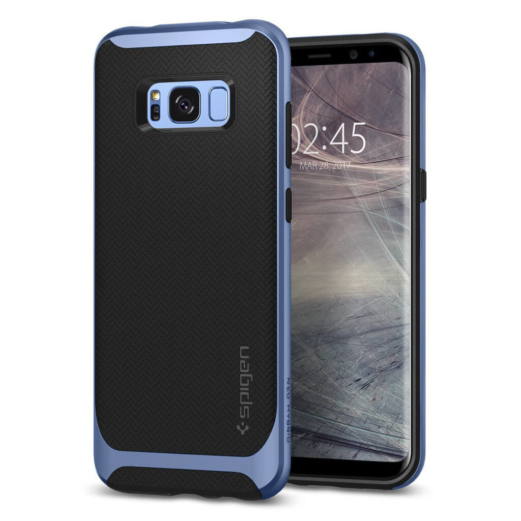 Spigen® Neo Hybrid™ 571CS21650 Samsung Galaxy S8+ Plus Case - Blue Coral