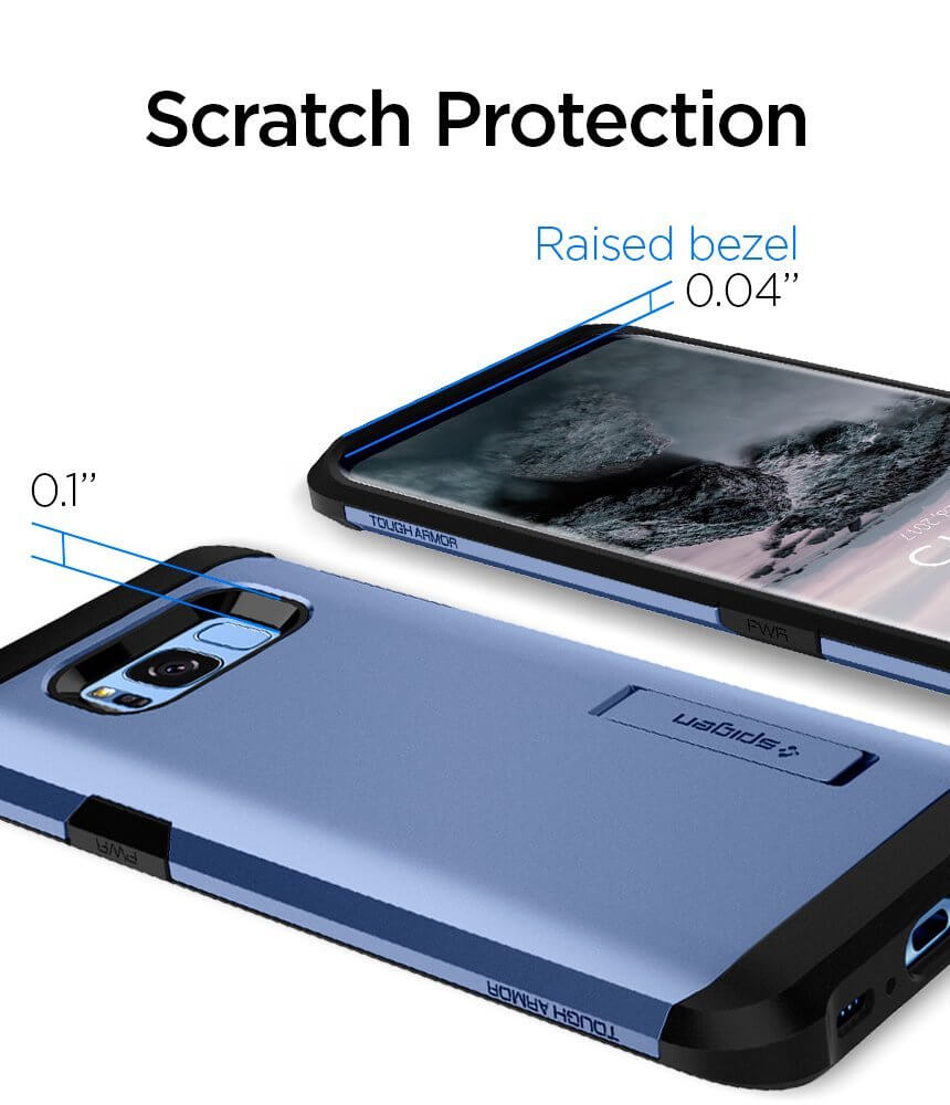 Spigen® Slim Armor™ 571CS21125 Samsung Galaxy S8+ Plus Case - Blue Coral