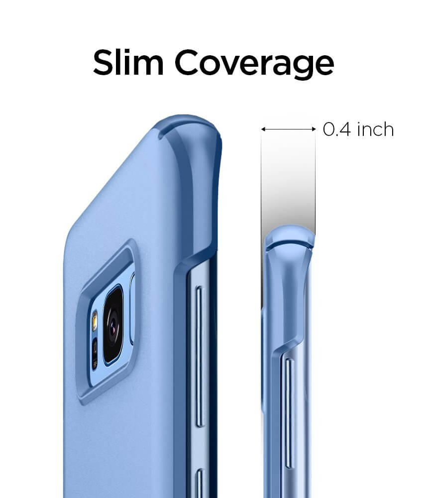 Spigen® Thin Fit™ 565CS21625 Samsung Galaxy S8 Case - Blue Coral