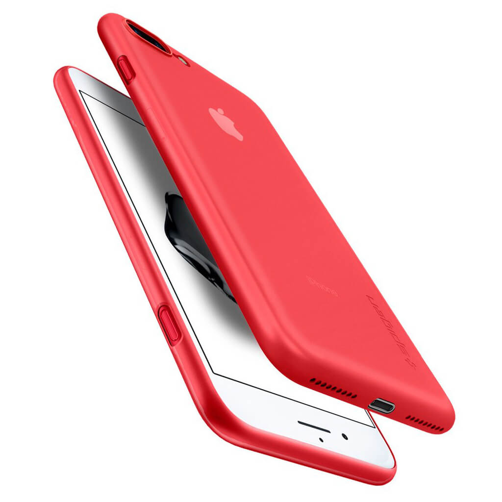 Spigen® AirSkin™ 043CS21727 iPhone 7 Plus Case - Red