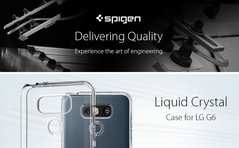 Spigen® Liquid Crystal™ A21CS21229 LG G6 Case - Crystal Clear