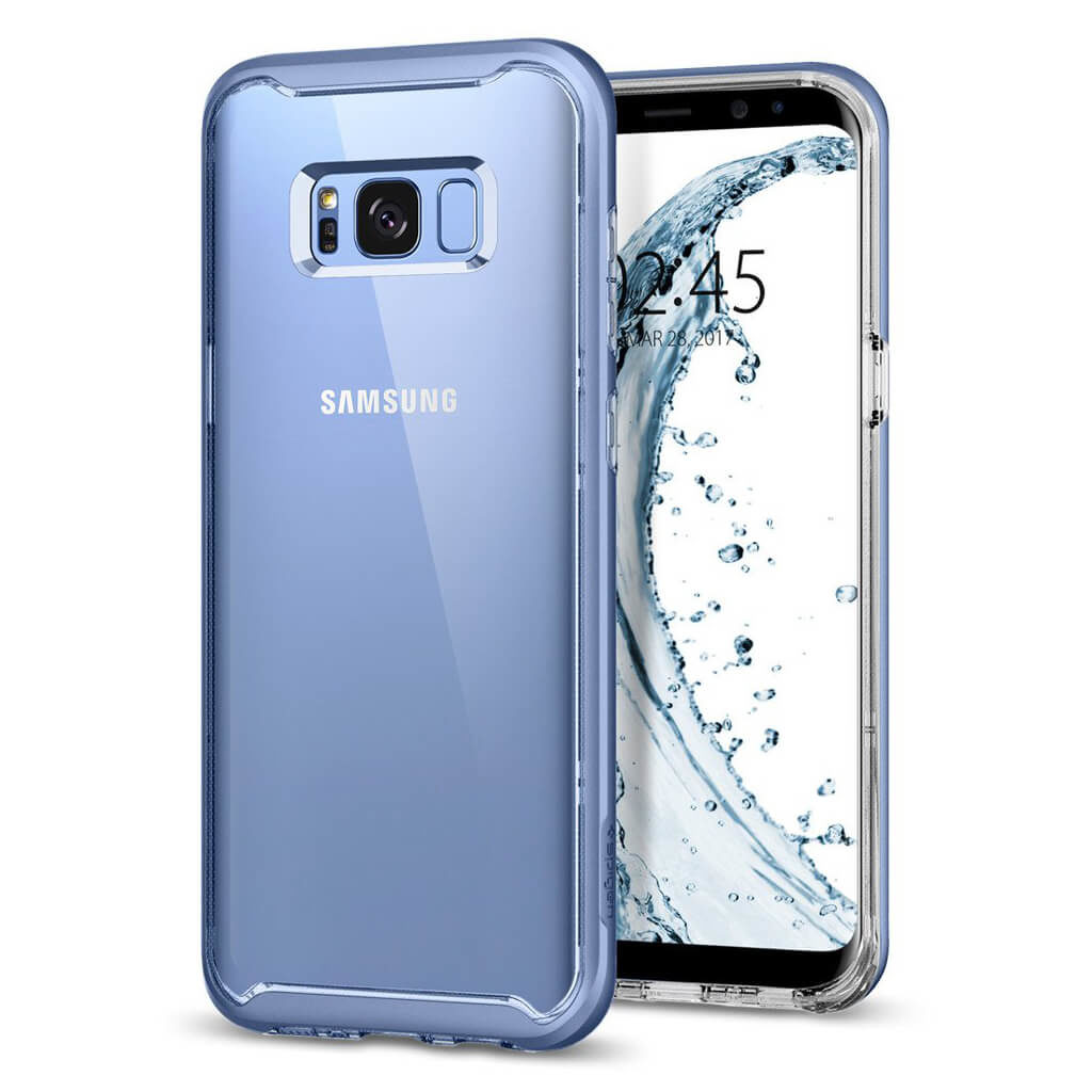 Spigen® Neo Hybrid Crystal™ 571CS21657 Samsung Galaxy S8+ Plus Case - Blue Coral