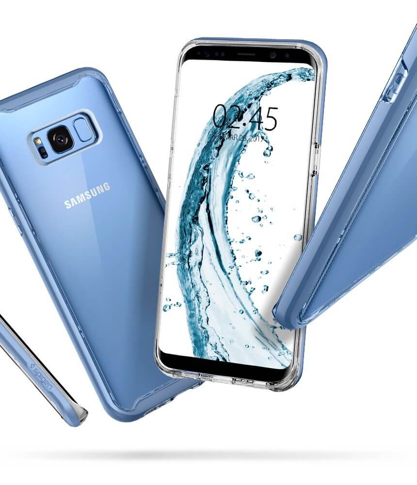 Spigen® Neo Hybrid Crystal™ 571CS21657 Samsung Galaxy S8+ Plus Case - Blue Coral