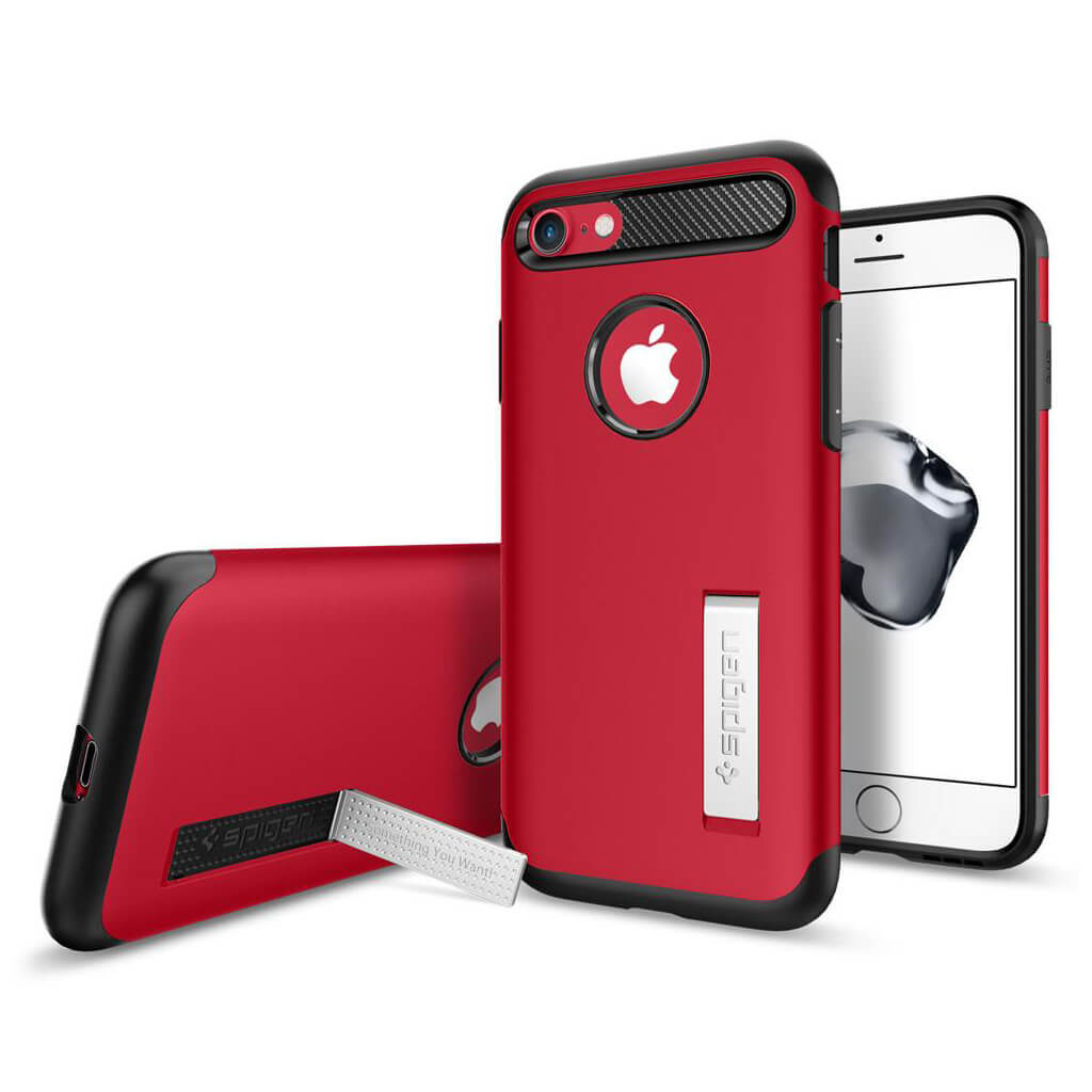 Spigen® Slim Armor™ 042CS21519 iPhone 7 Case - Crimson Red