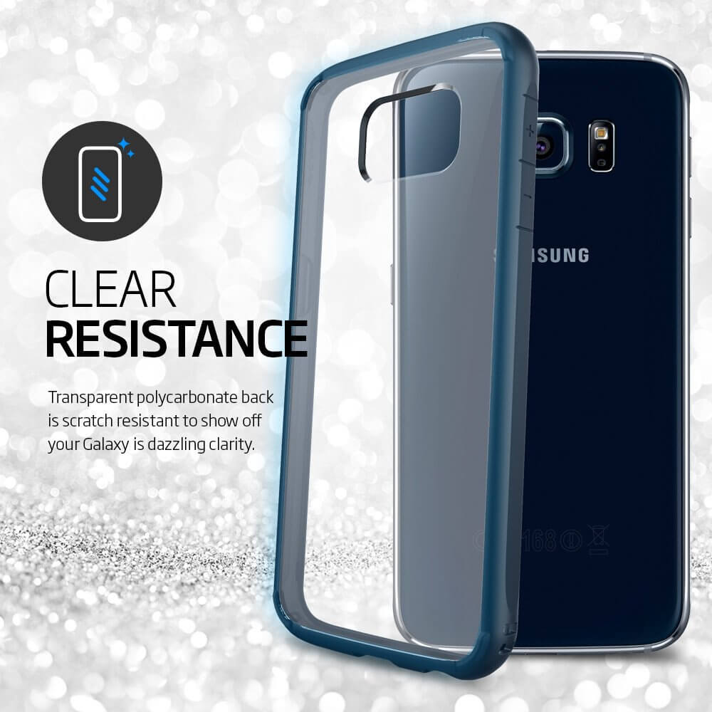 Spigen® Ultra Hybrid™ SGP11313 Samsung Galaxy S6 Case - Metal Slate