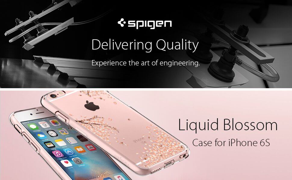Spigen® Liquid Crystal™ 035CS21219 iPhone 6s/6 Case - Shine Blossom