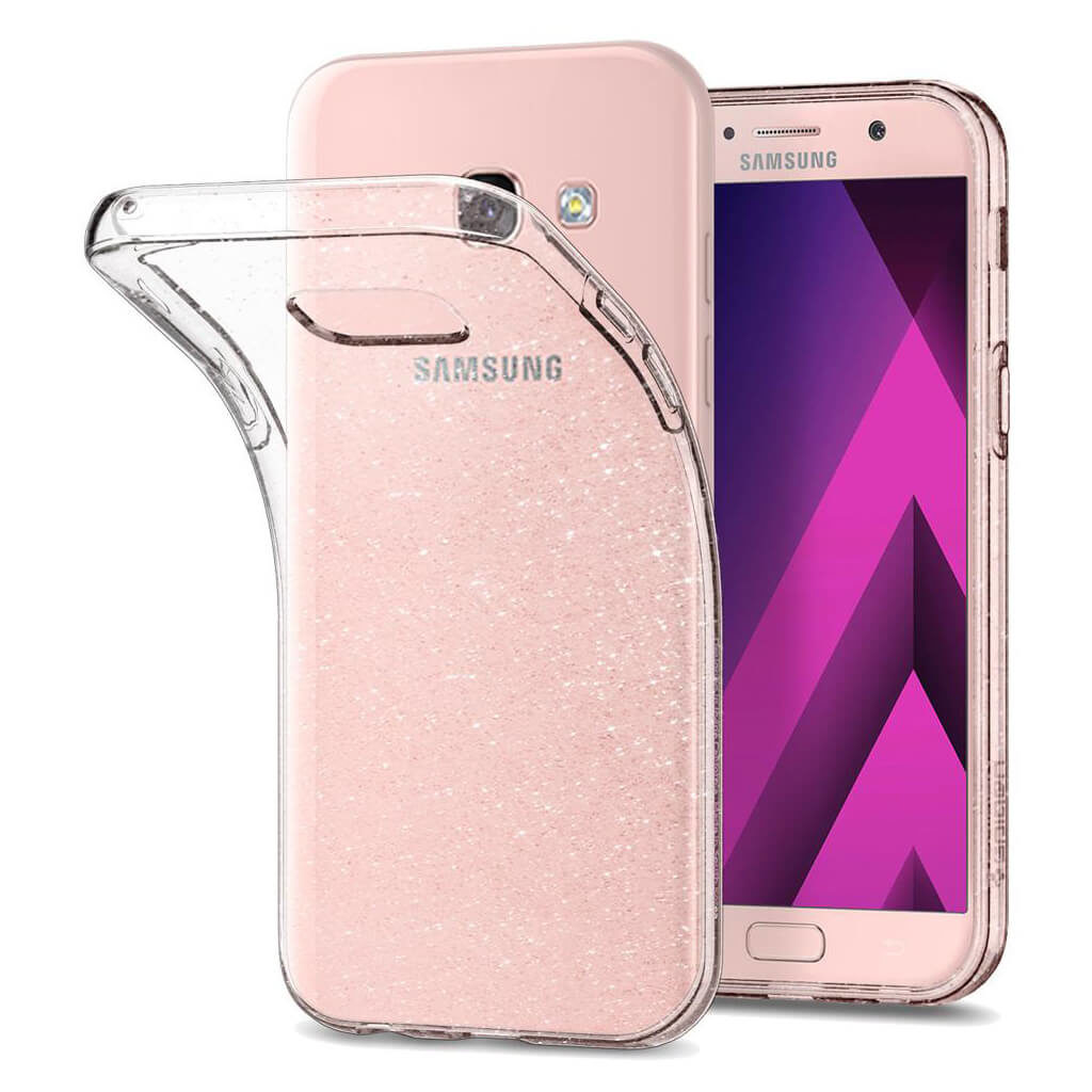 Spigen® Liquid Crystal™ Glitter 573CS21450 Samsung Galaxy A5 (2017) Case - Crystal Quartz