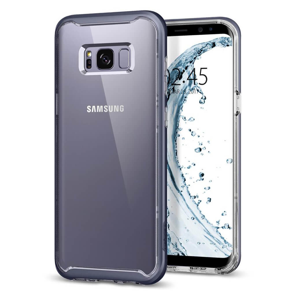 Spigen® Neo Hybrid Crystal™ 565CS21604 Samsung Galaxy S8 Case - Orchid Gray