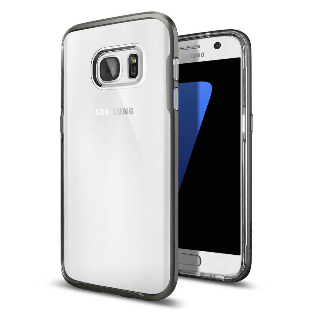 Spigen® Neo Hybrid Crystal™ 555CS20022 Samsung Galaxy S7 Case - Gunmetal
