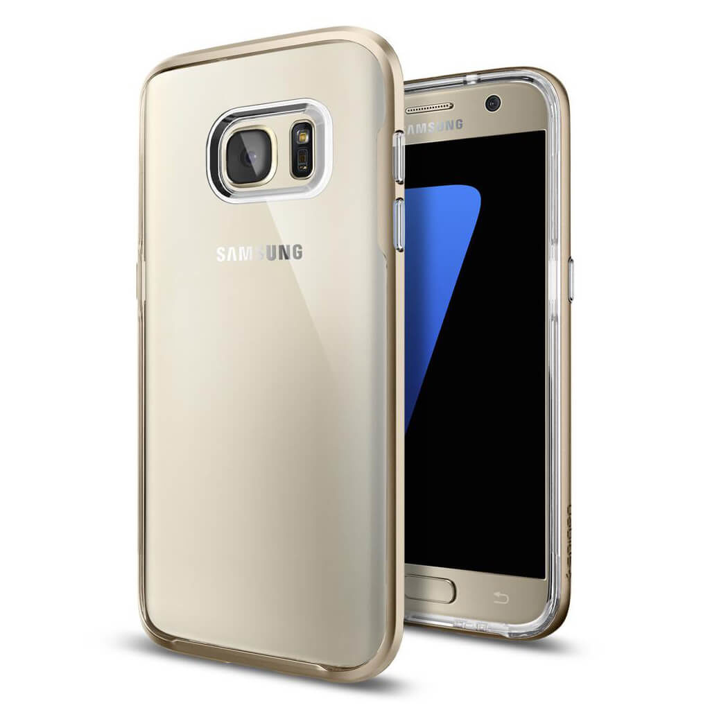 Spigen® Neo Hybrid Crystal™ 555CS20023 Samsung Galaxy S7 Case - Champagne Gold