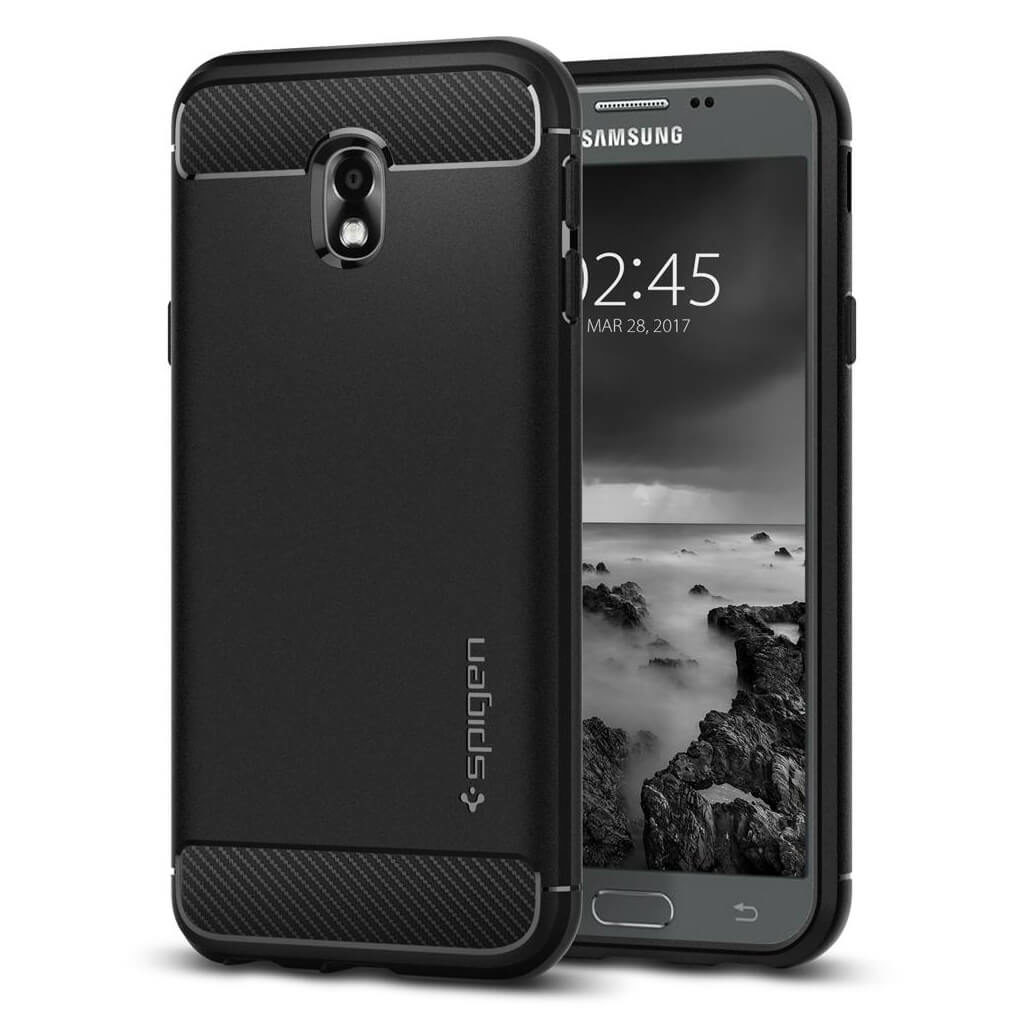 Spigen® Rugged Armor™ 580CS21499 Samsung Galaxy J3 (2017) Case - Black