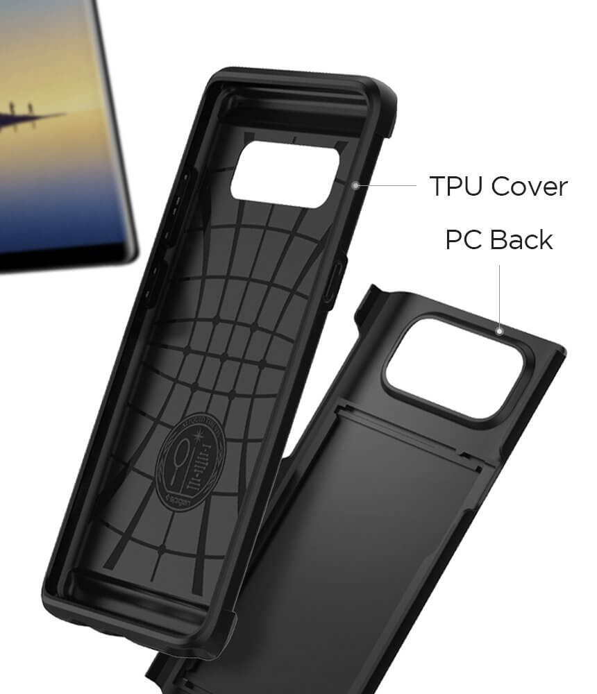 Spigen® Slim Armor CS™ 587CS22070 Samsung Galaxy Note 8 Case - Black